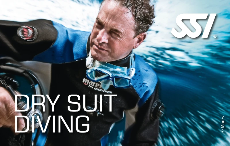Digitale SSI Dry Suit Diving Zertifizierungskarte