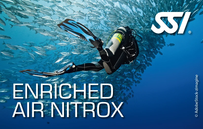 Digitale SSI Enriched Air Nitrox Zertifizierungskarte
