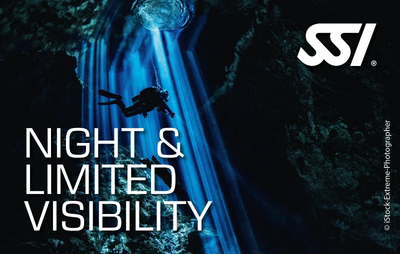 Digitale SSI Night Diving & Limited Visibility Zertifizierungskarte
