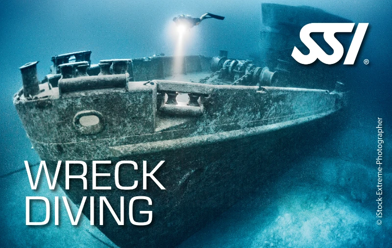 Digitale SSI Wreck Diving Zertifizierungskarte