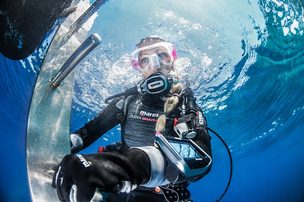 Taucher w&auml;hrend der SSI Scuba Diver Ausbildung